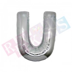 Folyo Balon 40 inç Gümüş U Folyo Balon 40 inç Gümüş U