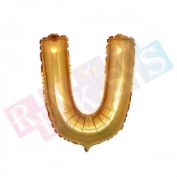 Folyo Balon 40 inç Gold U Folyo Balon 40 inç Gold U