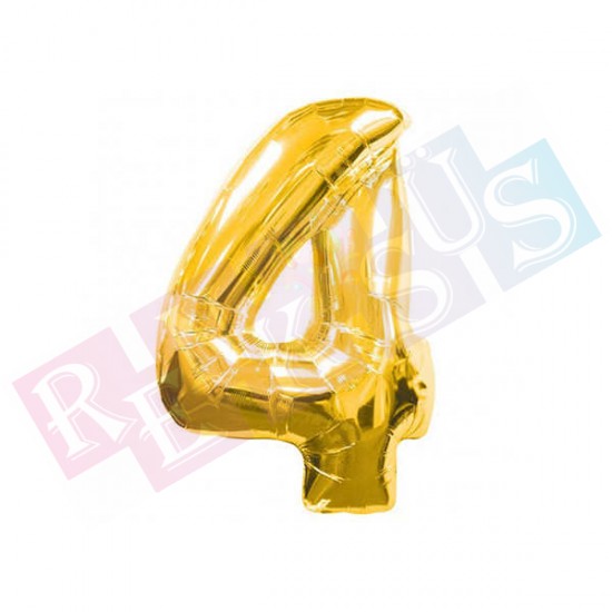 Folyo Balon 16 inç Gold 4 Folyo Balon 16 inç Gold 4