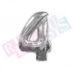 Folyo Balon 16 inç Gümüş 4 Folyo Balon 16 inç Gümüş 4