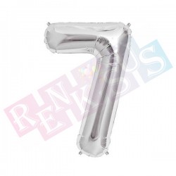 Folyo Balon 16 inç Gümüş 7 Folyo Balon 16 inç Gümüş 7