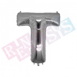 Folyo Balon 16 inç Gümüş T Folyo Balon 16 inç Gümüş T