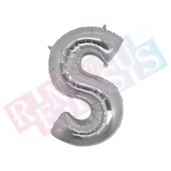 Folyo Balon 16 inç Gümüş S Folyo Balon 16 inç Gümüş S