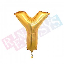 Folyo Balon 16 inç Gold Y Folyo Balon 16 inç Gold Y