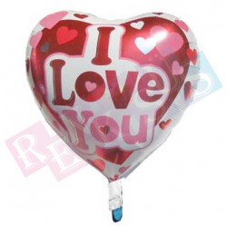 Folyo Kalp Balon 18 İnç I Love You
