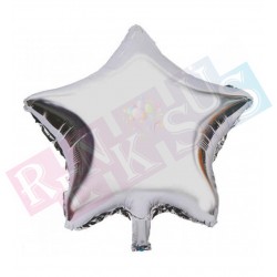 Folyo Yıldız Balon 18 İnç Gümüş