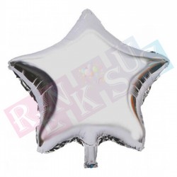 Folyo Yıldız Balon 18 İnç Gümüş Folyo Yıldız Balon 18 İnç Gümüş