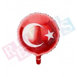 Folyo Balon 18 İnç Türk Bayraklı