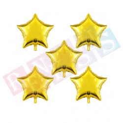 Folyo Yıldız Balon 10 İnç Gold