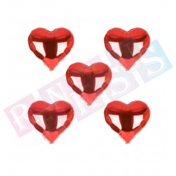 Folyo Kalp Balon 5 İnç Kırmızı