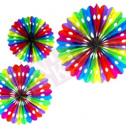 Yelpaze Sarkıt Süs Rengarenk 3lü Set Yelpaze Sarkıt Süs Rengarenk 3lü Set