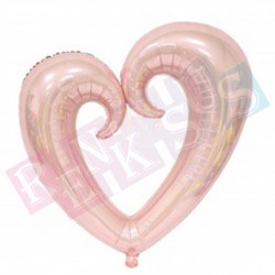 Folyo Kalp Balon İçi Boş Rose Gold Büyük Boy Folyo Kalp Balon İçi Boş Rose Gold Büyük Boy