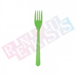 Plastik Çatal Yeşil Plastik Çatal Yeşil