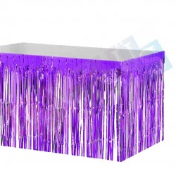 Masa Eteği Metalize Mor