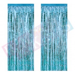 Arka Fon Metalize Mavi