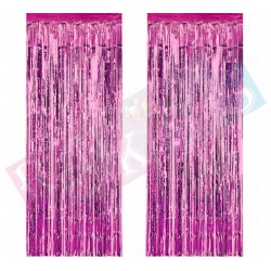 Arka Fon Metalize Pembe