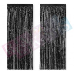 Arka Fon Metalize Siyah