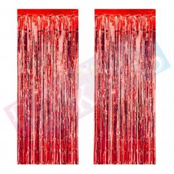 Arka Fon Metalize Kırmızı