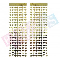 Arka Fon Metalize Kalpli Gold