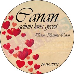 Deri Tef İçin Sticker Baskı Model 10 Deri Tef İçin Sticker Baskı Model 10