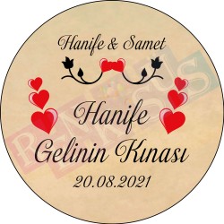 Deri Tef İçin Sticker Baskı Model 11 Deri Tef İçin Sticker Baskı Model 11