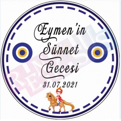 Deri Tef İçin Sticker Baskı Model 13