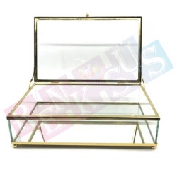 Cam Çikolata Tepsisi Gold Cam Çikolata Tepsisi Gold