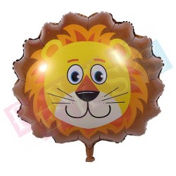 Aslan Kafası Karakterli Folyo Balon Aslan Kafası Karakterli Folyo Balon