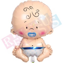 Bebek Karakterli Folyo Balon Mavi Bebek Karakterli Folyo Balon Mavi