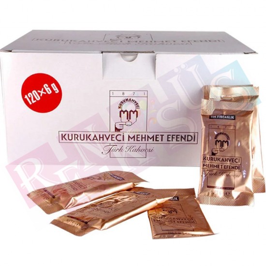 Mehmet Efendi Türk Kahvesi Tek Fincanlık 6 gr Mehmet Efendi Türk Kahvesi Tek Fincanlık 6 gr